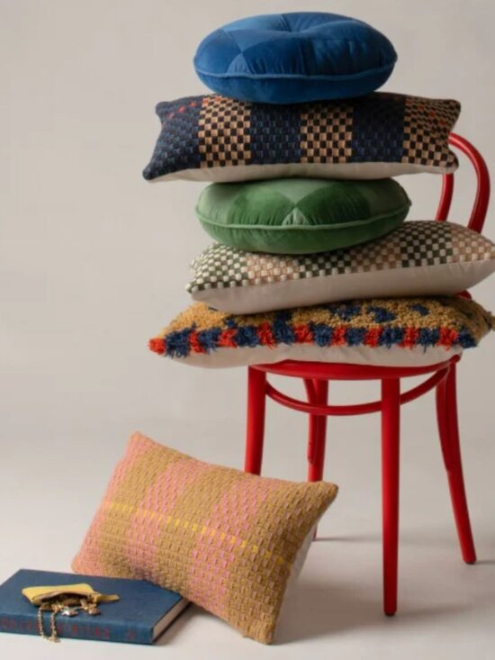 Schoolhouse Electric x Clare V. Georges Lumbar Pillow Cover - Persimmon NWT - Picture 3 of 8